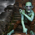 Gobbling The Putrid Remains Of A Goblin